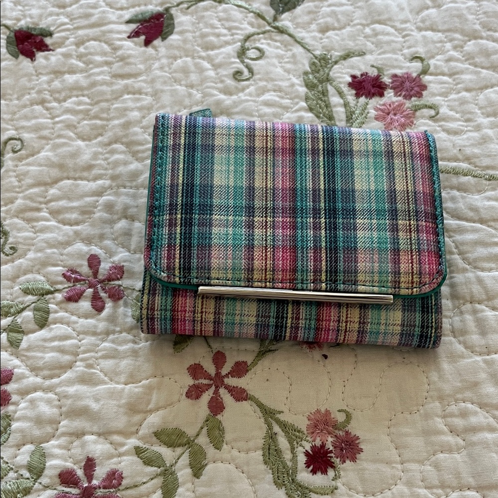 Plaid Multicolor Women's Clutch
